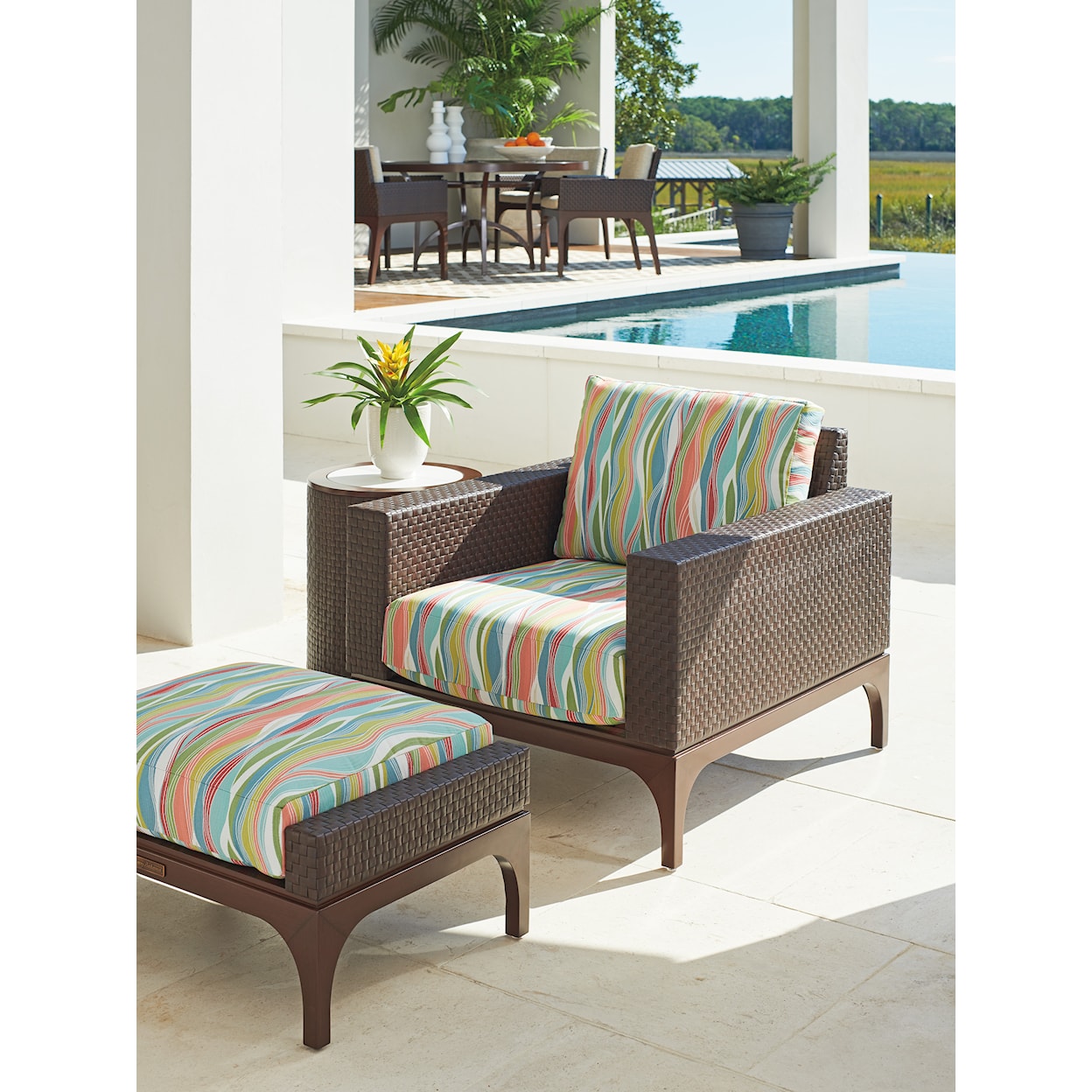 Tommy Bahama Outdoor Living Abaco Ottoman