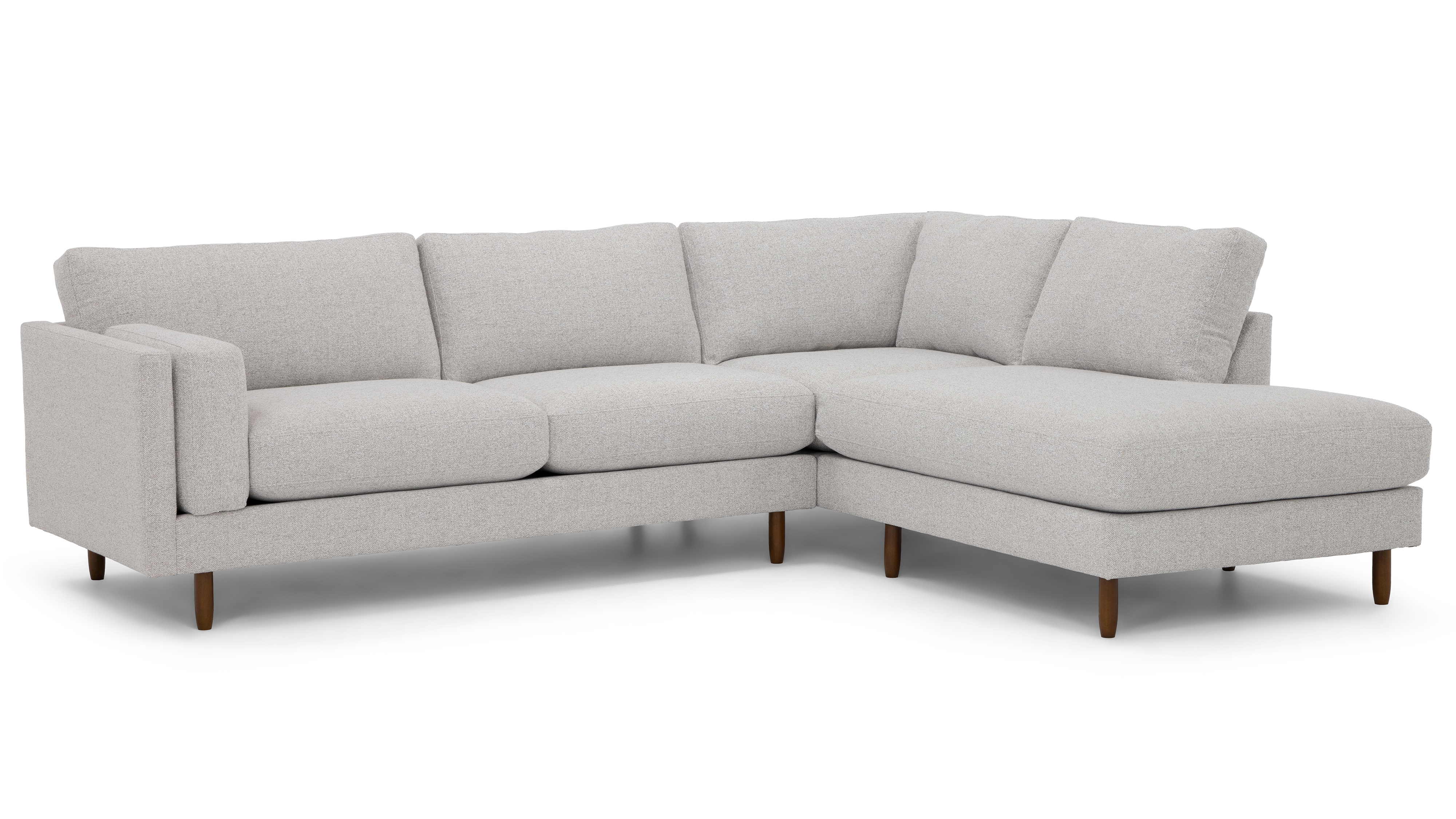 Mid-Century Modern 2-pc. Chaise Sectional