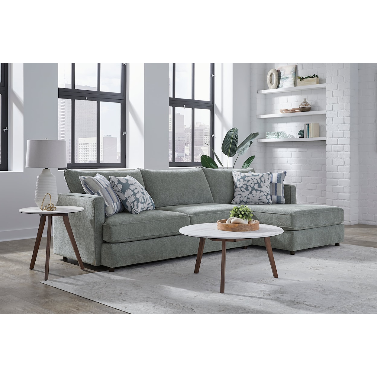 The Mix Finley Chaise Sofa