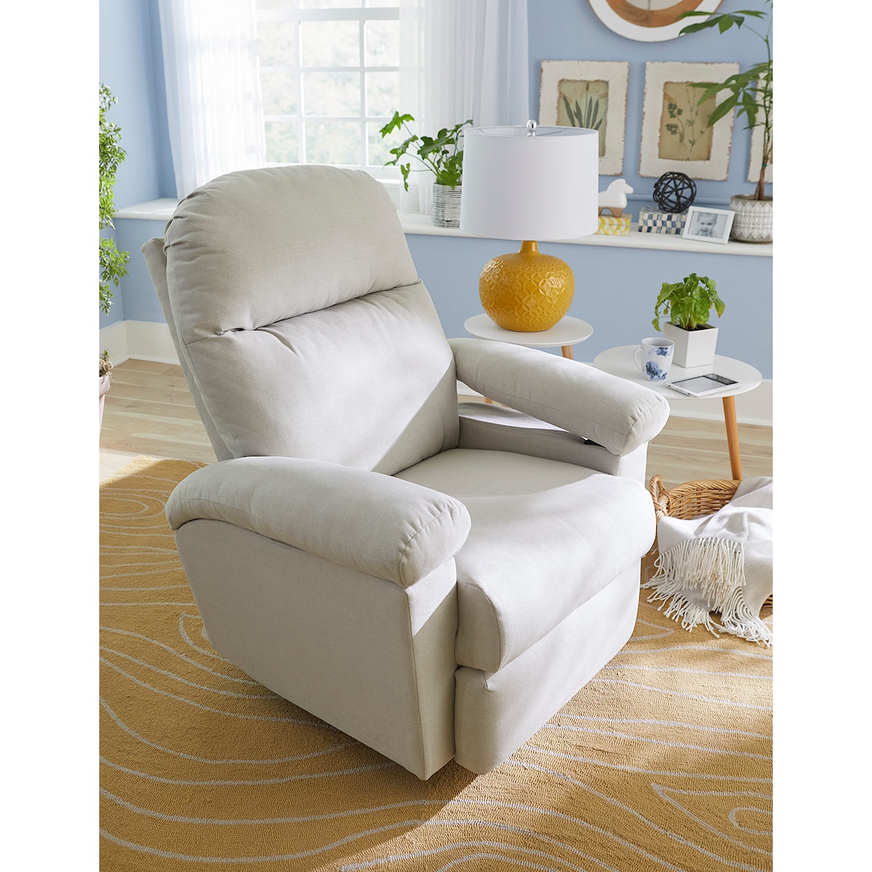 Best Home Furnishings Jodie Power Swivel Recliner w/ Adjustable Arms