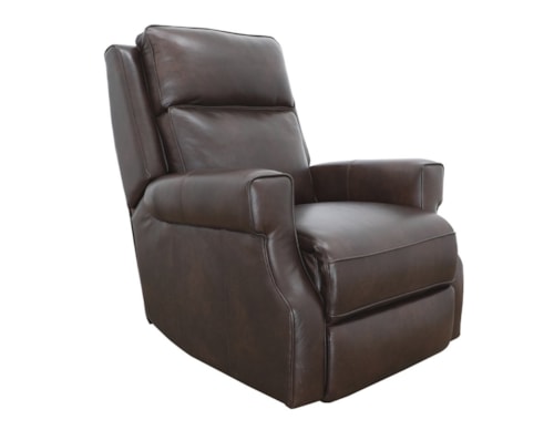 Transitional Big & Tall Power Recliner with Power Headrest and Power Lumbar