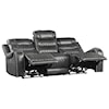 Homelegance Furniture Putnam Power Double Reclining Sofa