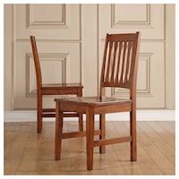 Mission-Style Rake Back Side Chair