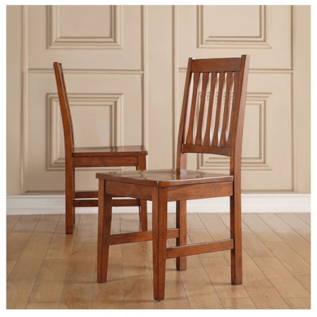 Rake Back Side Chair