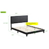 Crown Mark Yates Queen Platform Bed