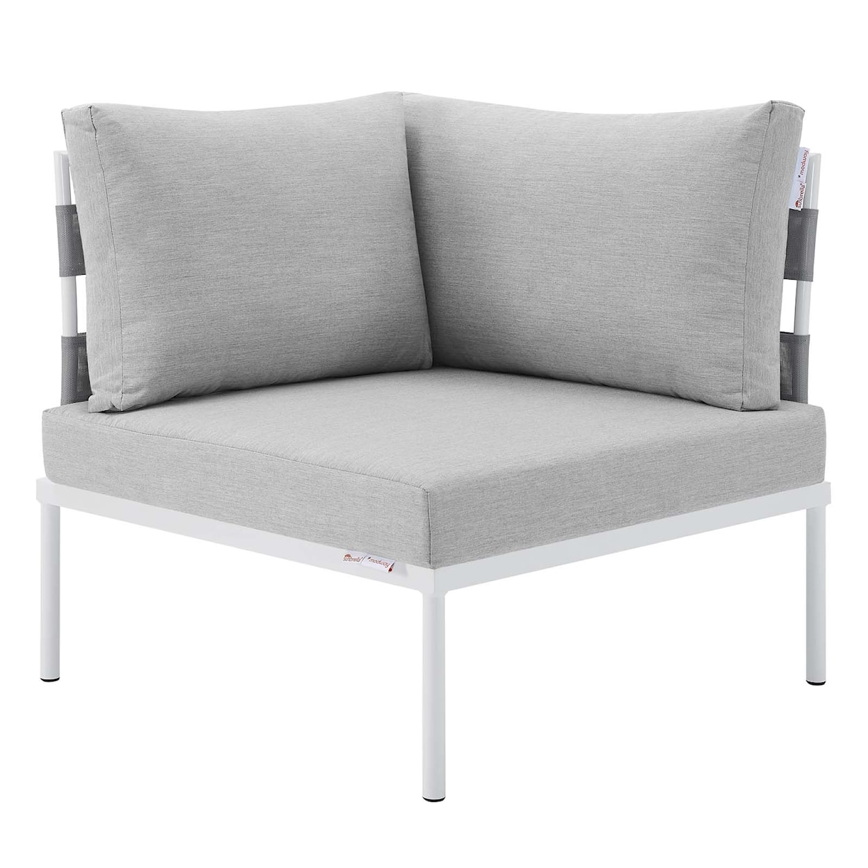 Modway Harmony Outdoor 10-Piece Aluminum Sectional Sofa Set