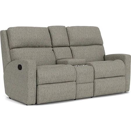 Recl. Loveseat with Console