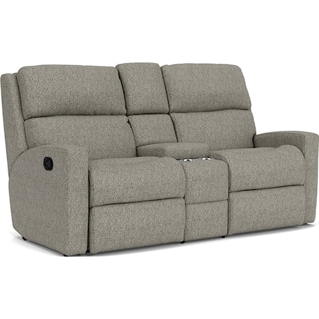 Recl. Loveseat with Console