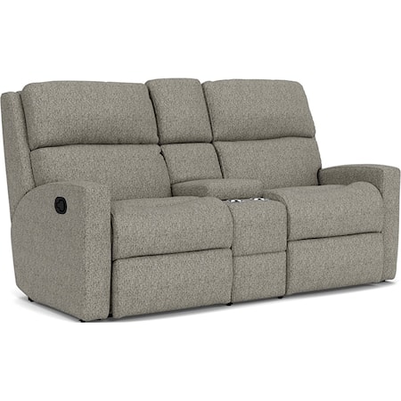 Recl. Loveseat with Console