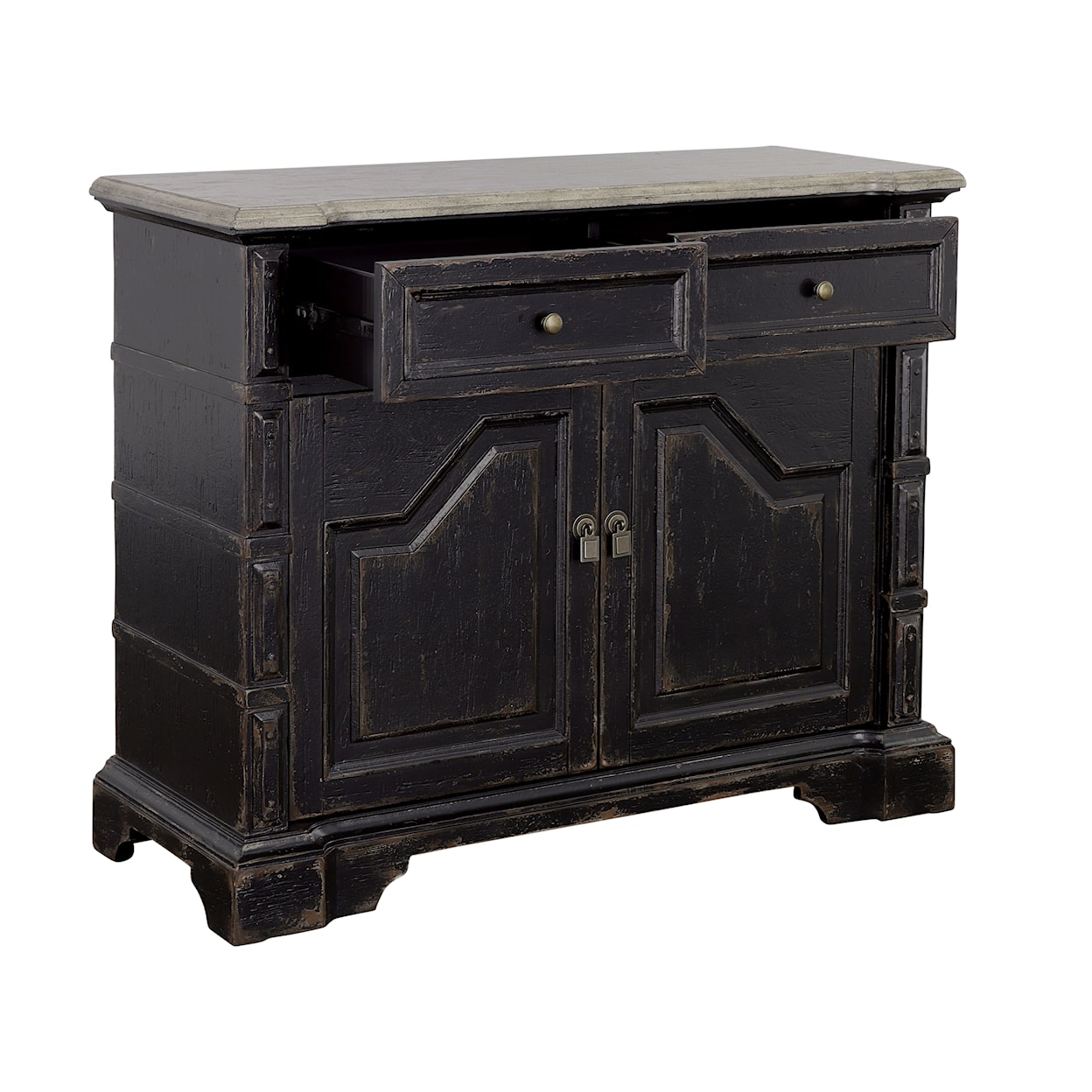 C2C Coast to Coast Imports Two Door Two Drawer Cabinet