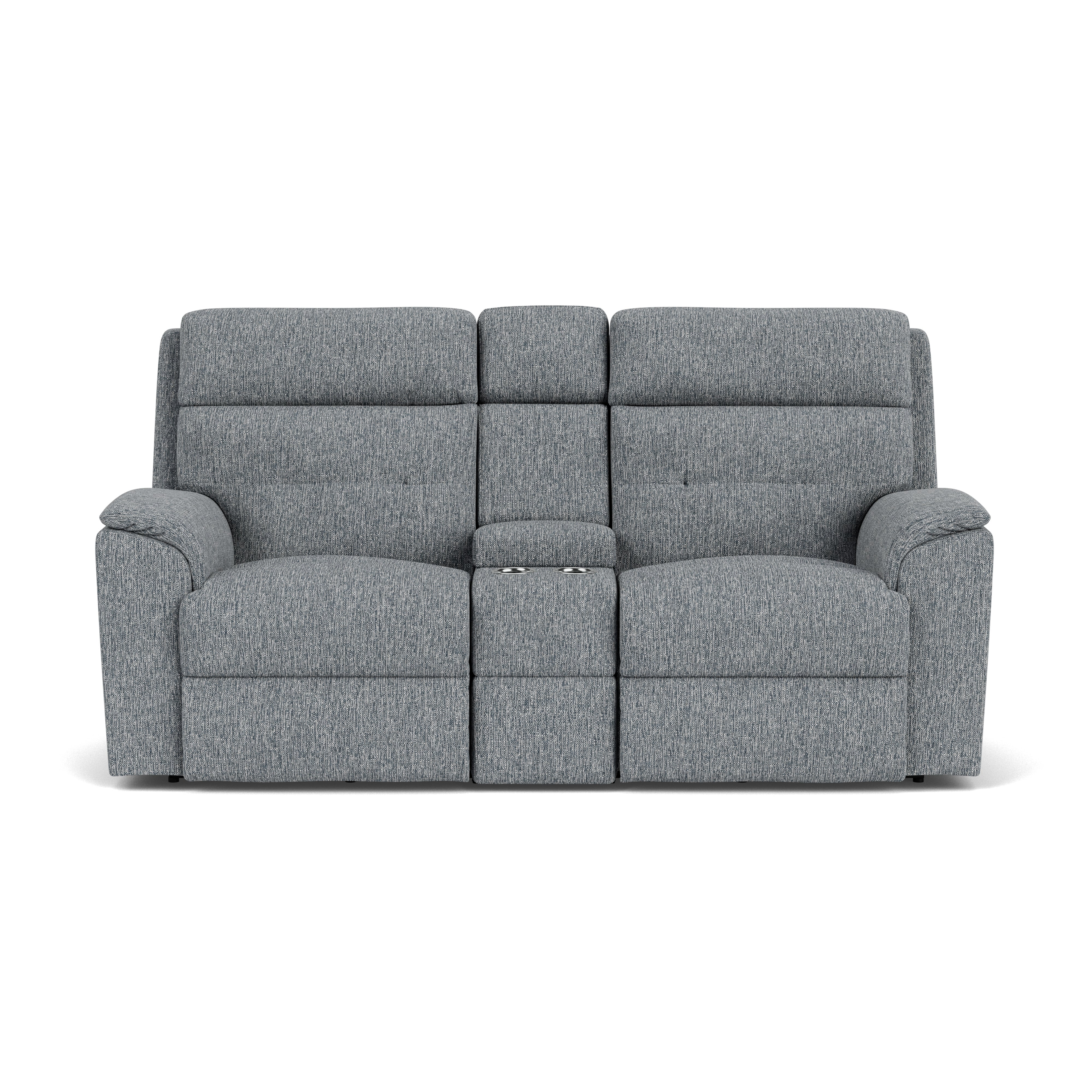 Flexsteel Mason Reclining Loveseat with Console