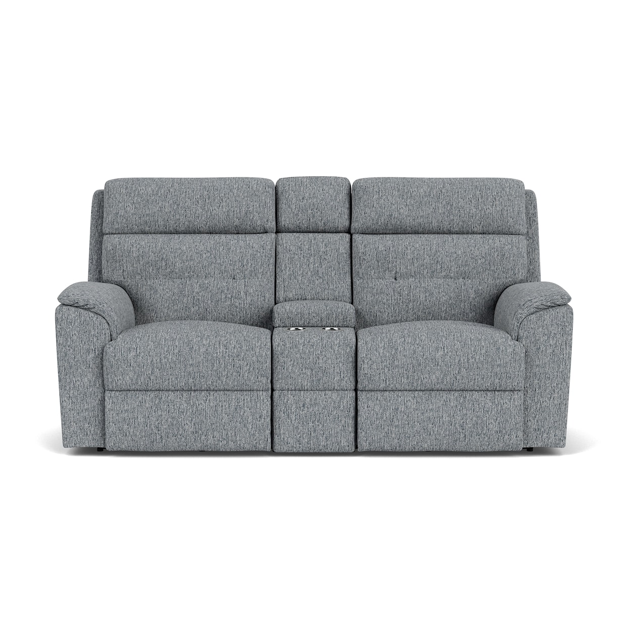 Flexsteel Mason Reclining Loveseat with Console