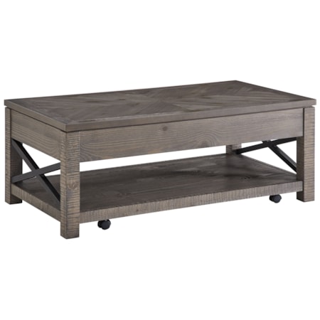 Lift-Top Cocktail Table