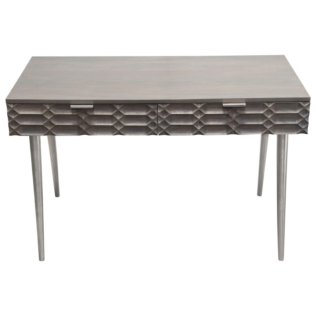 Diamond Sofa Furniture Petra 2-Drawer Writing Desk