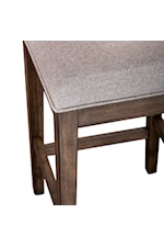 Liberty Furniture Arrowcreek Rustic Contemporary 4-Piece Console Bar Table and Stool Set