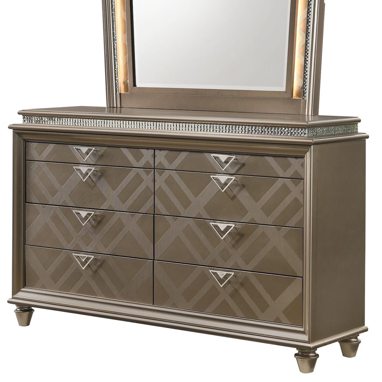 Crown Mark Cristal Dresser