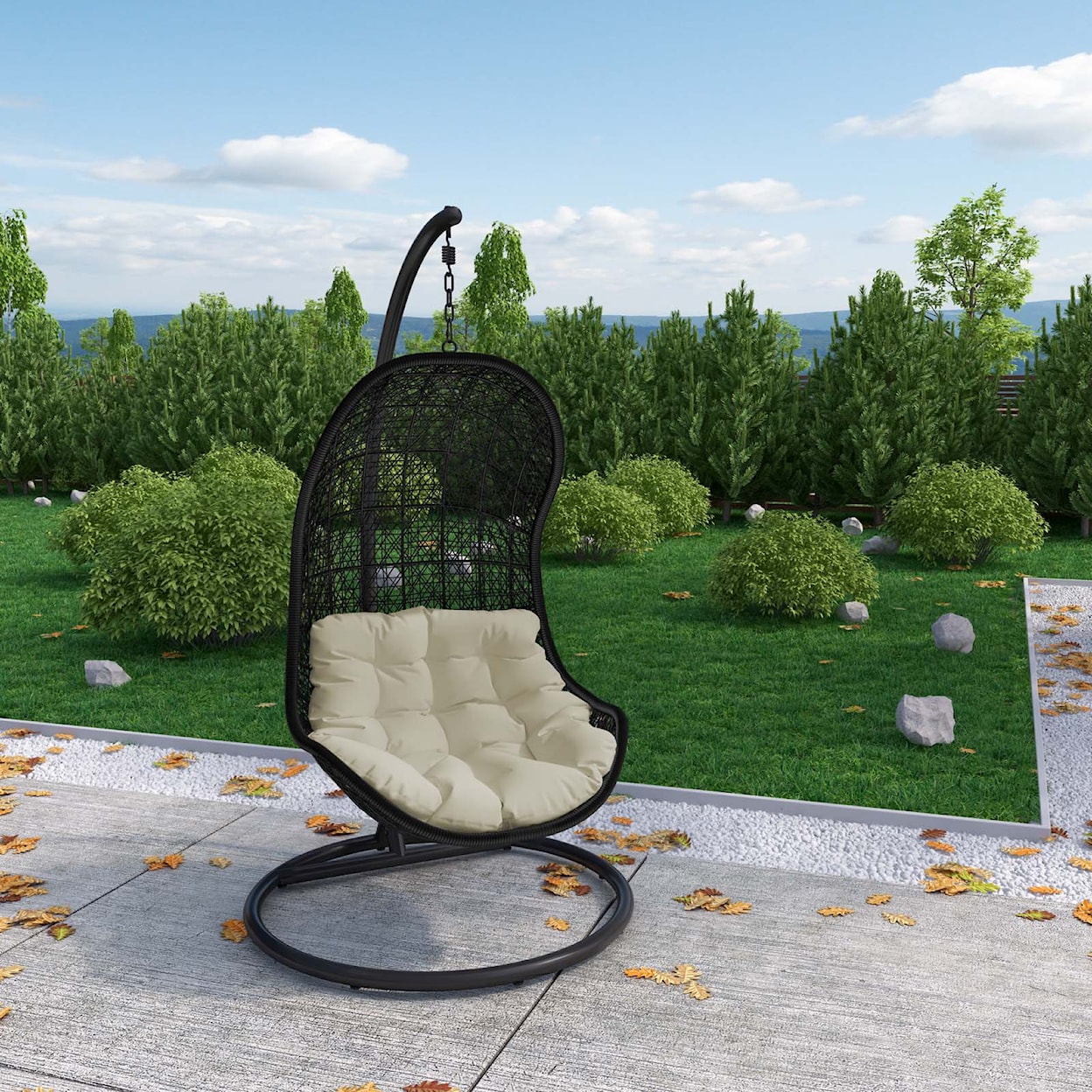 Modway Parlay Outdoor Swing Lounge Chair