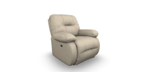 Customizable Power Rocker Recliner with Power Tilt Headrest