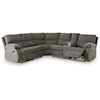 Signature Design by Ashley Museum Reclining Sectional