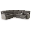 Signature Design by Ashley Furniture Museum Reclining Sectional