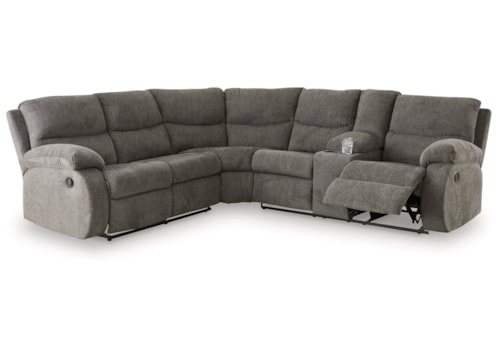 Contemporary 2-Piece Reclining Sectional