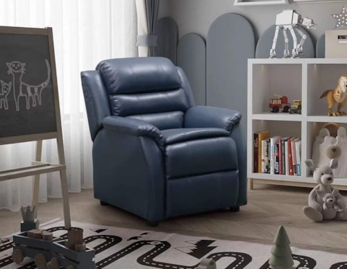 Casual Children's Recliner-Push Thru the Arm