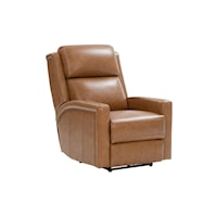 Transitional Power Recliner with Power Headrest and Lumbar