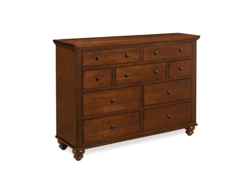 Transitional 9-Drawer Chesser