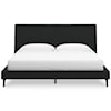 Signature Design by Ashley Cadmori King Upholstered Bed With Roll Slats