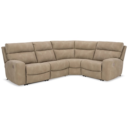 4-Piece Power Reclining Sectional