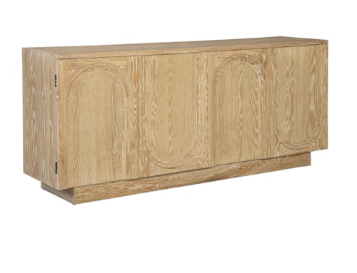 Coastal Sideboard with Four Push-to-Open Doors