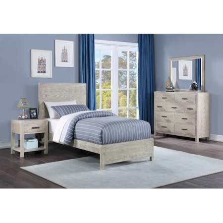 Panel Twin Bed