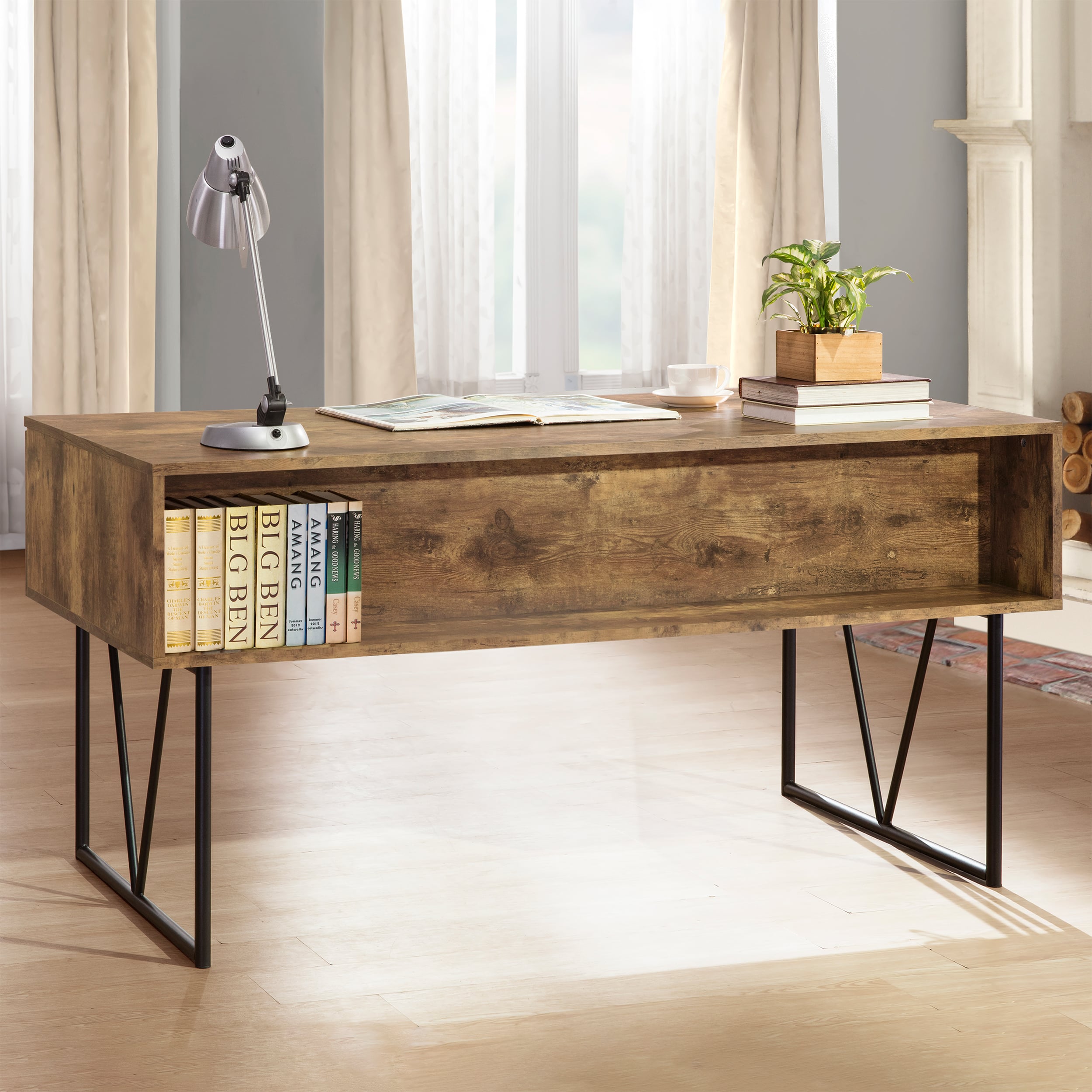 63-inch 4-drawer Writing Desk