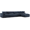 Modway Commix 5 Piece Sectional Sofa Set