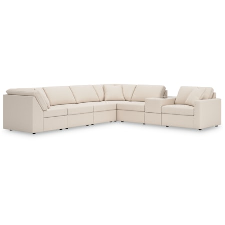 7-Piece Sectional Console