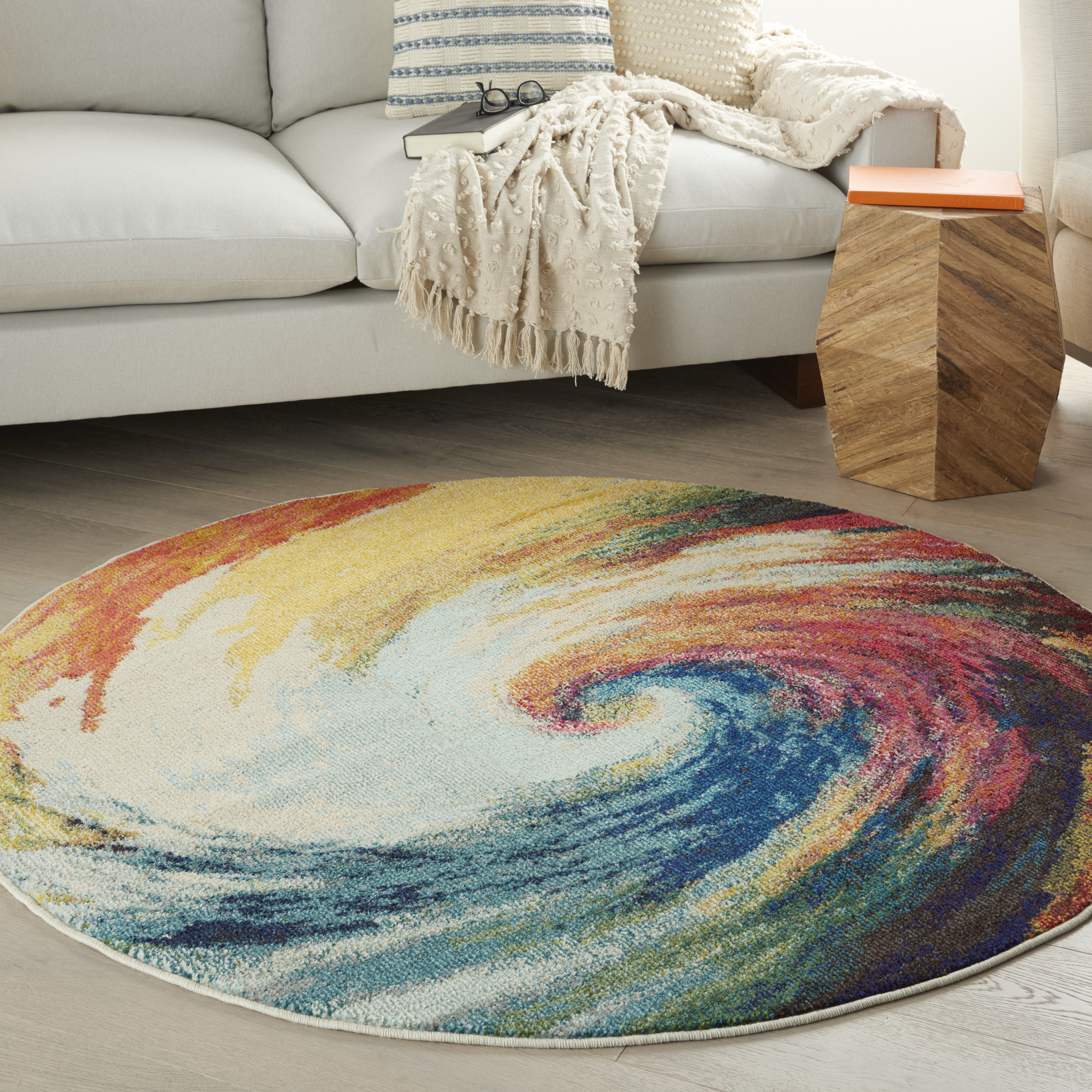 Nourison Celestial 4' Round  Rug