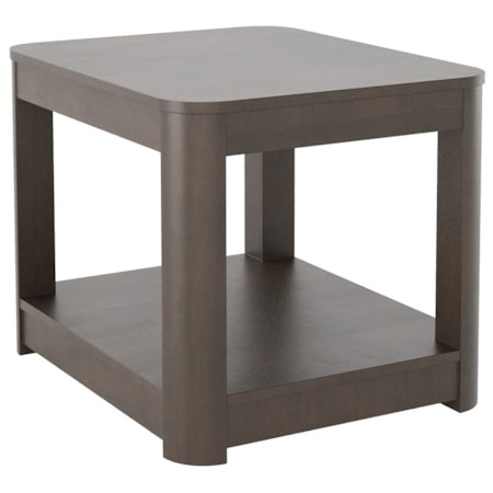 21" x 27" Rect. End Table w/Shelf