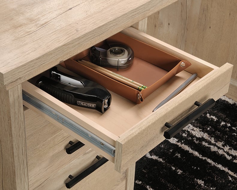 Sauder Aspen Post Aspen Post Double Pedestal Executive Desk