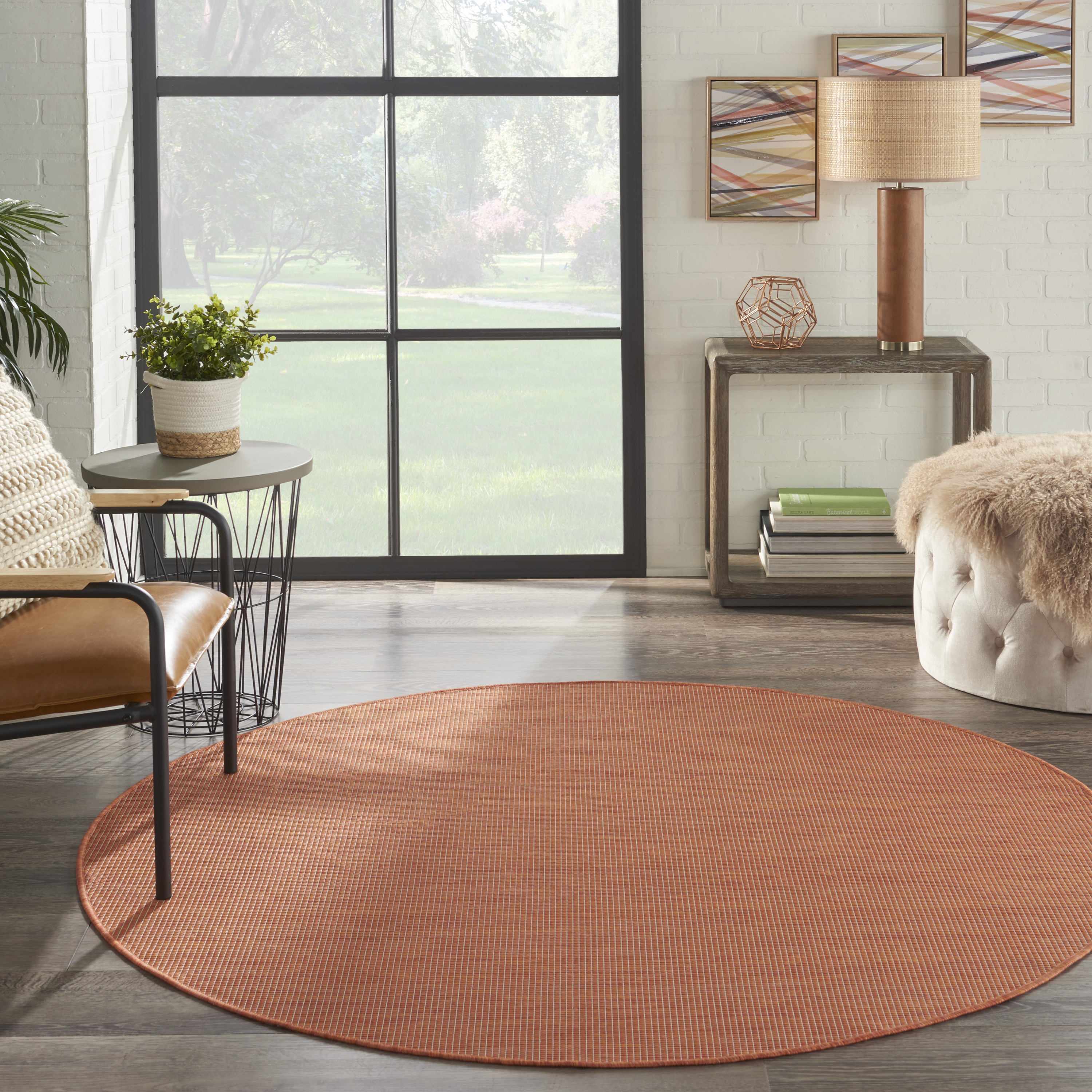Nourison Positano 6' Round  Rug