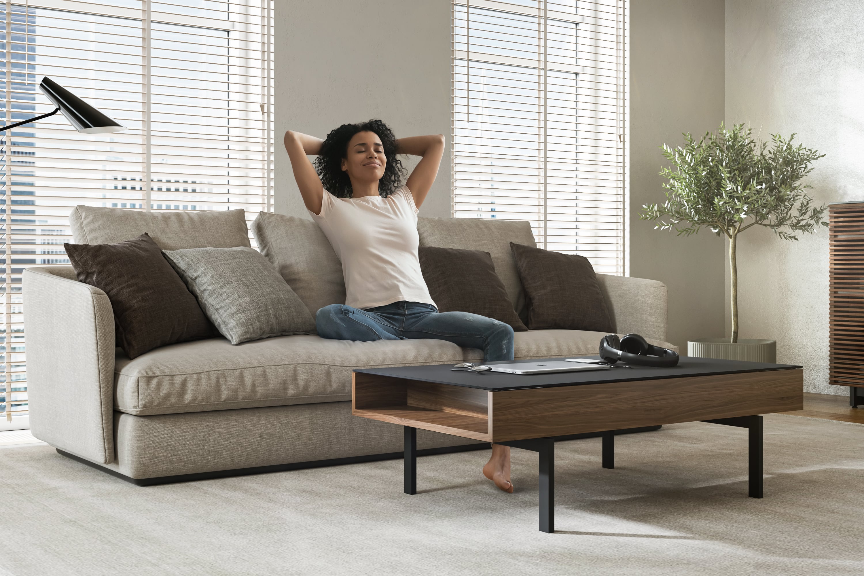 BDI Reveal Lift Top Coffee Table