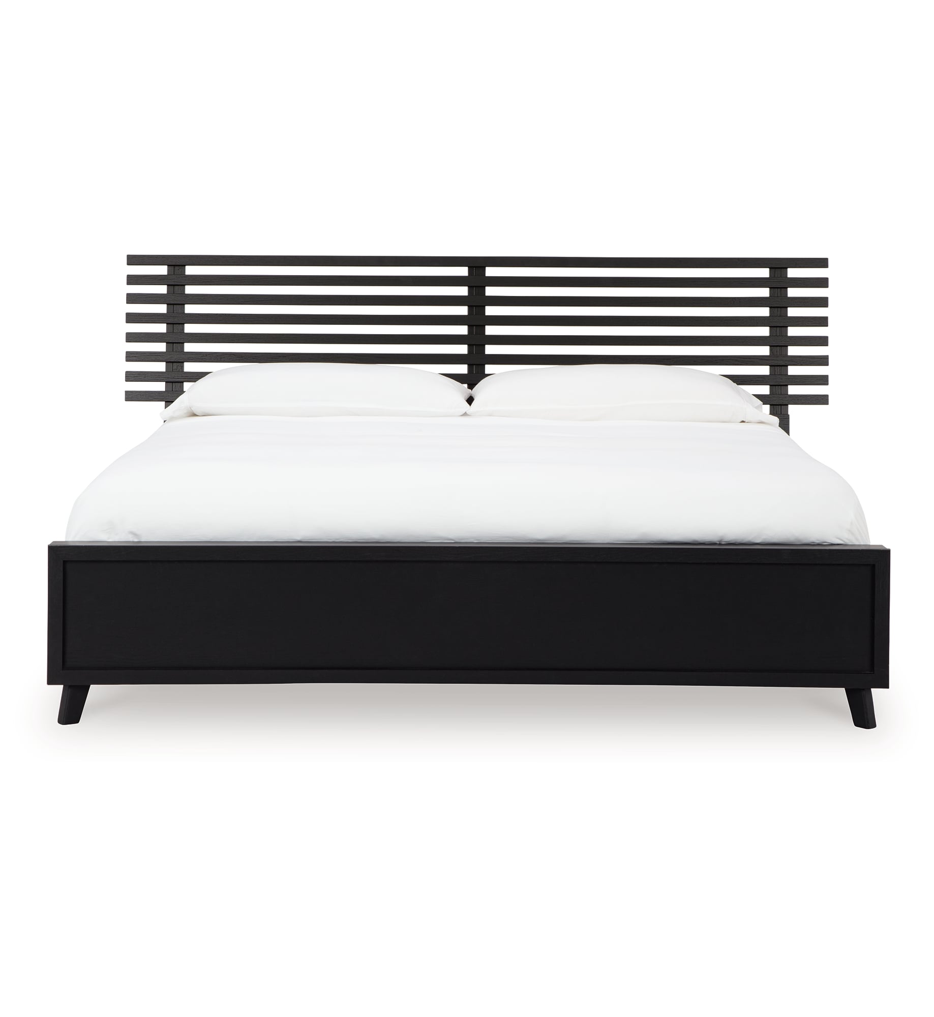 King Slat Panel Bed