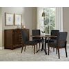 Virginia House Crafted Cherry - Dark Upholstered Side Dining Chair