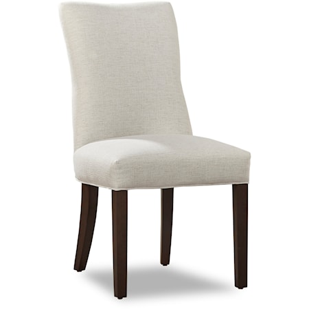 Upholstered Dining Chair with Full Back