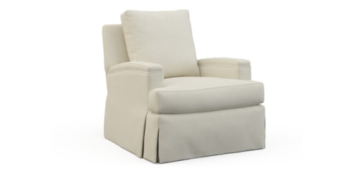 Contemporary Chair with Skirted Base