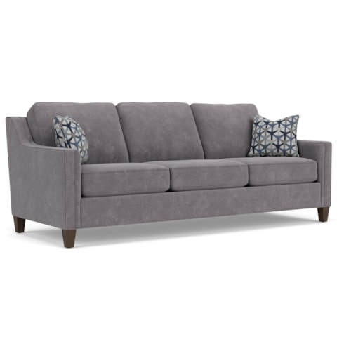 Transitional Sofa with Tapered Legs