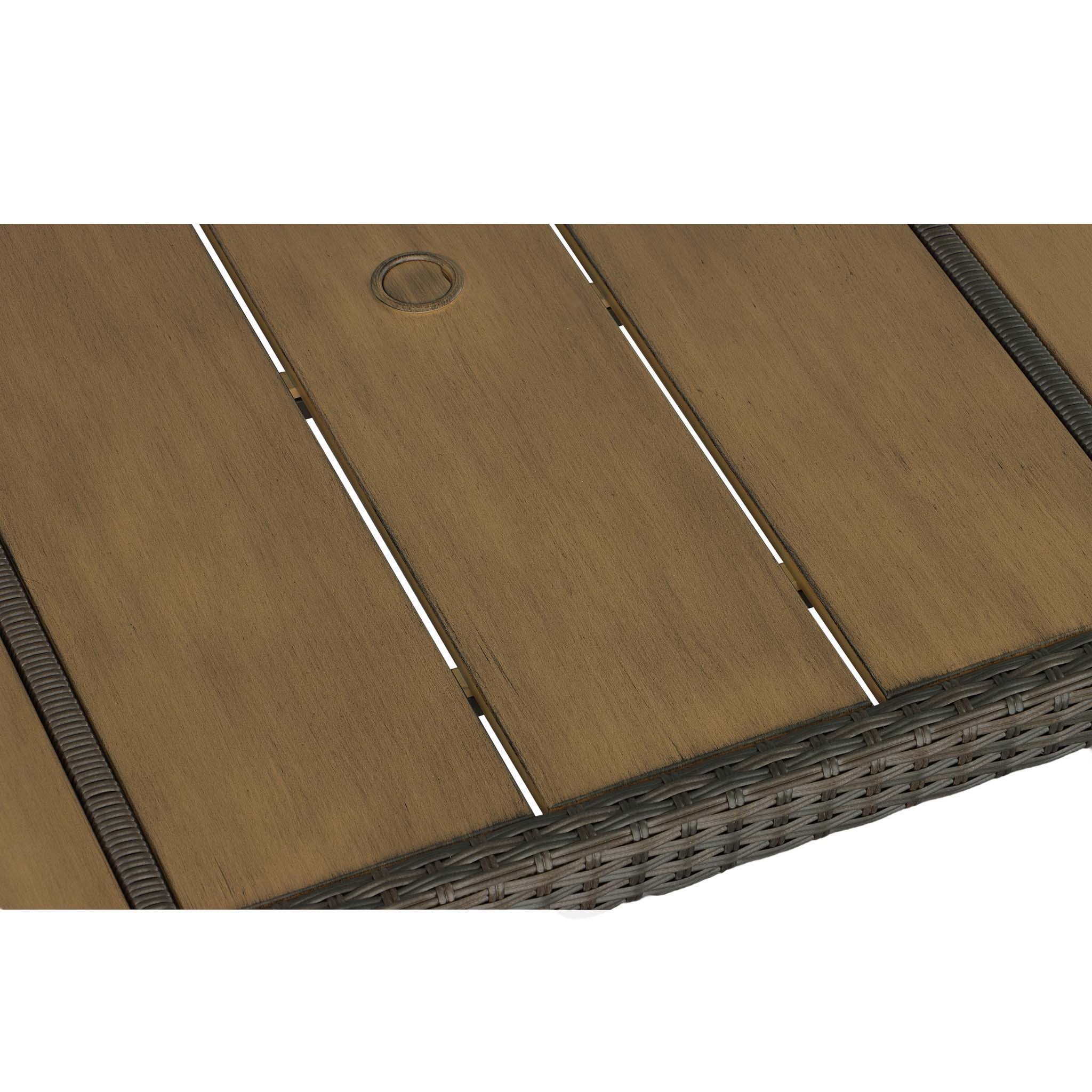 Progressive Furniture Tahiti I743DT Transitional Outdoor Wicker Dining