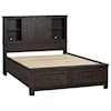 Liberty Furniture Thornwood Hills 5-Piece Queen Panel Bookcase Bed