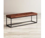 Jofran Global Archive Leather Ottoman