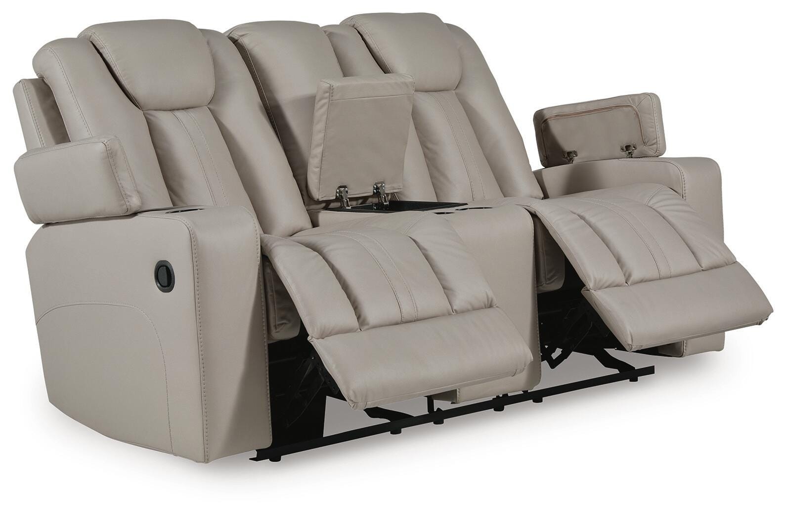 Glider Rec Loveseat W/console