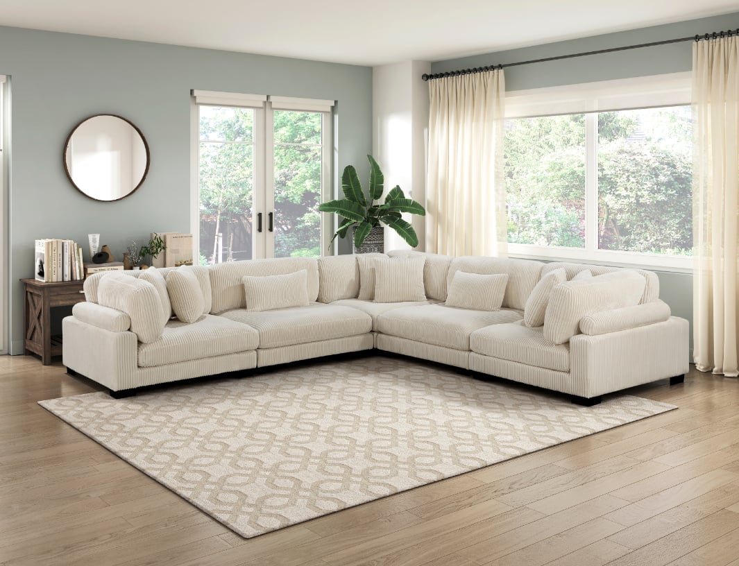 Homelegance Traverse 5-Piece Sectional Sofa
